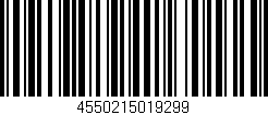 Código de barras (EAN, GTIN, SKU, ISBN): '4550215019299'