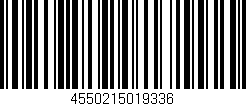 Código de barras (EAN, GTIN, SKU, ISBN): '4550215019336'
