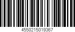 Código de barras (EAN, GTIN, SKU, ISBN): '4550215019367'