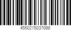 Código de barras (EAN, GTIN, SKU, ISBN): '4550215037088'