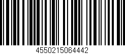 Código de barras (EAN, GTIN, SKU, ISBN): '4550215064442'
