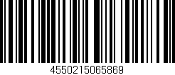 Código de barras (EAN, GTIN, SKU, ISBN): '4550215065869'