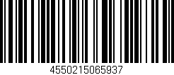 Código de barras (EAN, GTIN, SKU, ISBN): '4550215065937'