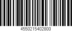 Código de barras (EAN, GTIN, SKU, ISBN): '4550215402800'