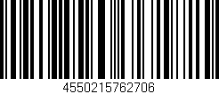 Código de barras (EAN, GTIN, SKU, ISBN): '4550215762706'