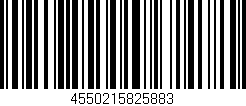 Código de barras (EAN, GTIN, SKU, ISBN): '4550215825883'