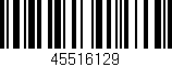 Código de barras (EAN, GTIN, SKU, ISBN): '45516129'