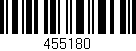 Código de barras (EAN, GTIN, SKU, ISBN): '455180'