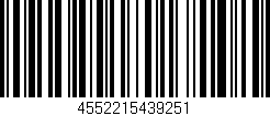 Código de barras (EAN, GTIN, SKU, ISBN): '4552215439251'