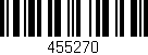 Código de barras (EAN, GTIN, SKU, ISBN): '455270'