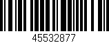 Código de barras (EAN, GTIN, SKU, ISBN): '45532877'