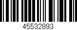 Código de barras (EAN, GTIN, SKU, ISBN): '45532893'