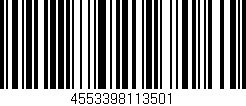 Código de barras (EAN, GTIN, SKU, ISBN): '4553398113501'