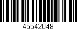 Código de barras (EAN, GTIN, SKU, ISBN): '45542048'