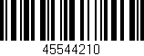 Código de barras (EAN, GTIN, SKU, ISBN): '45544210'