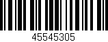 Código de barras (EAN, GTIN, SKU, ISBN): '45545305'