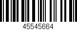 Código de barras (EAN, GTIN, SKU, ISBN): '45545664'
