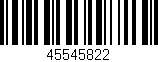 Código de barras (EAN, GTIN, SKU, ISBN): '45545822'