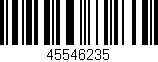 Código de barras (EAN, GTIN, SKU, ISBN): '45546235'
