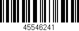 Código de barras (EAN, GTIN, SKU, ISBN): '45546241'