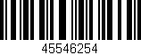 Código de barras (EAN, GTIN, SKU, ISBN): '45546254'