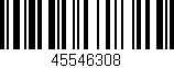 Código de barras (EAN, GTIN, SKU, ISBN): '45546308'