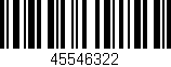 Código de barras (EAN, GTIN, SKU, ISBN): '45546322'