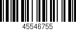 Código de barras (EAN, GTIN, SKU, ISBN): '45546755'