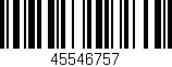 Código de barras (EAN, GTIN, SKU, ISBN): '45546757'