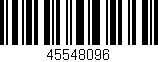 Código de barras (EAN, GTIN, SKU, ISBN): '45548096'