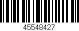 Código de barras (EAN, GTIN, SKU, ISBN): '45548427'
