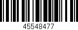 Código de barras (EAN, GTIN, SKU, ISBN): '45548477'