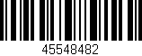 Código de barras (EAN, GTIN, SKU, ISBN): '45548482'
