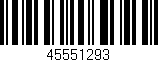 Código de barras (EAN, GTIN, SKU, ISBN): '45551293'