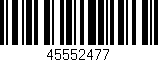 Código de barras (EAN, GTIN, SKU, ISBN): '45552477'