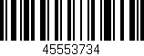 Código de barras (EAN, GTIN, SKU, ISBN): '45553734'