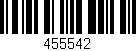 Código de barras (EAN, GTIN, SKU, ISBN): '455542'