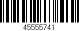 Código de barras (EAN, GTIN, SKU, ISBN): '45555741'