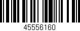 Código de barras (EAN, GTIN, SKU, ISBN): '45556160'