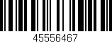 Código de barras (EAN, GTIN, SKU, ISBN): '45556467'