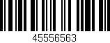 Código de barras (EAN, GTIN, SKU, ISBN): '45556563'