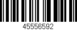 Código de barras (EAN, GTIN, SKU, ISBN): '45556592'