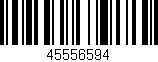 Código de barras (EAN, GTIN, SKU, ISBN): '45556594'