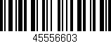 Código de barras (EAN, GTIN, SKU, ISBN): '45556603'