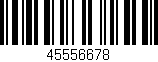 Código de barras (EAN, GTIN, SKU, ISBN): '45556678'