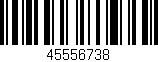 Código de barras (EAN, GTIN, SKU, ISBN): '45556738'