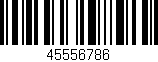 Código de barras (EAN, GTIN, SKU, ISBN): '45556786'