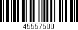 Código de barras (EAN, GTIN, SKU, ISBN): '45557500'