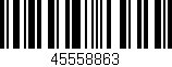 Código de barras (EAN, GTIN, SKU, ISBN): '45558863'