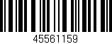 Código de barras (EAN, GTIN, SKU, ISBN): '45561159'